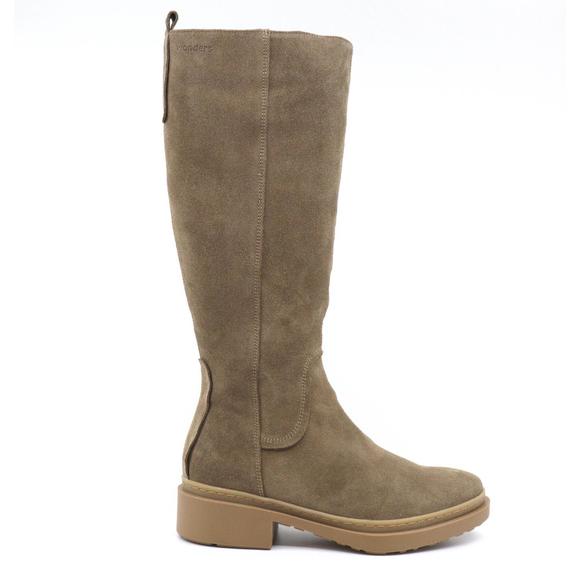 NEW WONDERS luxe calf high boot in topo - Picture 2 of 9